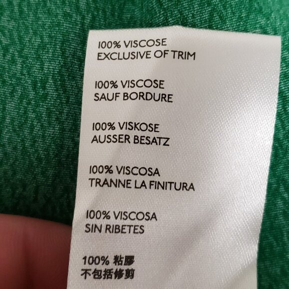 Free People Womens Neon Garden Floral Mini Dress Size 10 Green V Neck Bohemian - Picture 6 of 12